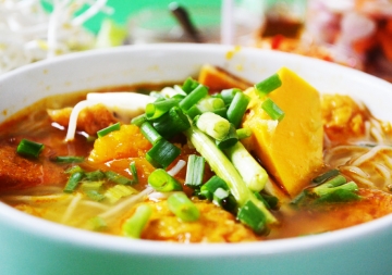 Cách nấu bún chả cá đà nẵng